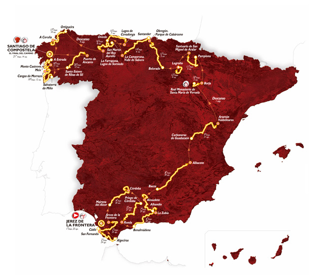 Program Vuelta a Espana 2014
