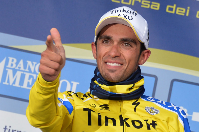 Alberto Contador obawia się Kwiatkowskiego i Valverde