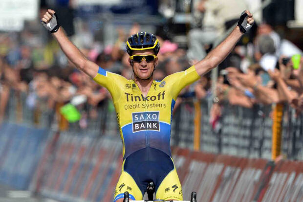 Giro d’Italia: Rogers wykorzystał okazję, Evans cieszy się razem z nim