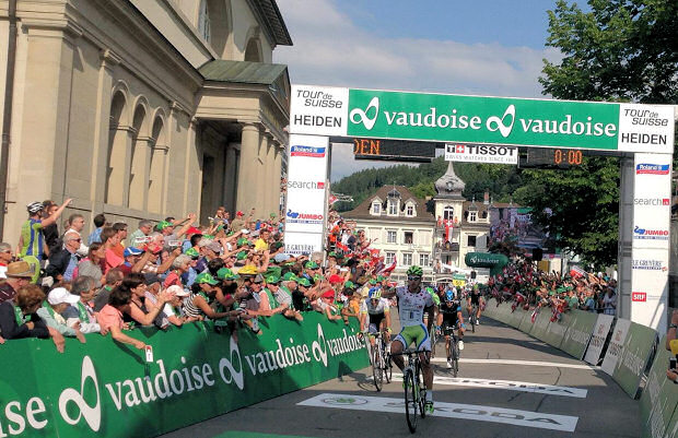 Tour de Suisse 2014: etap 3: zwycięstwo Petera Sagana