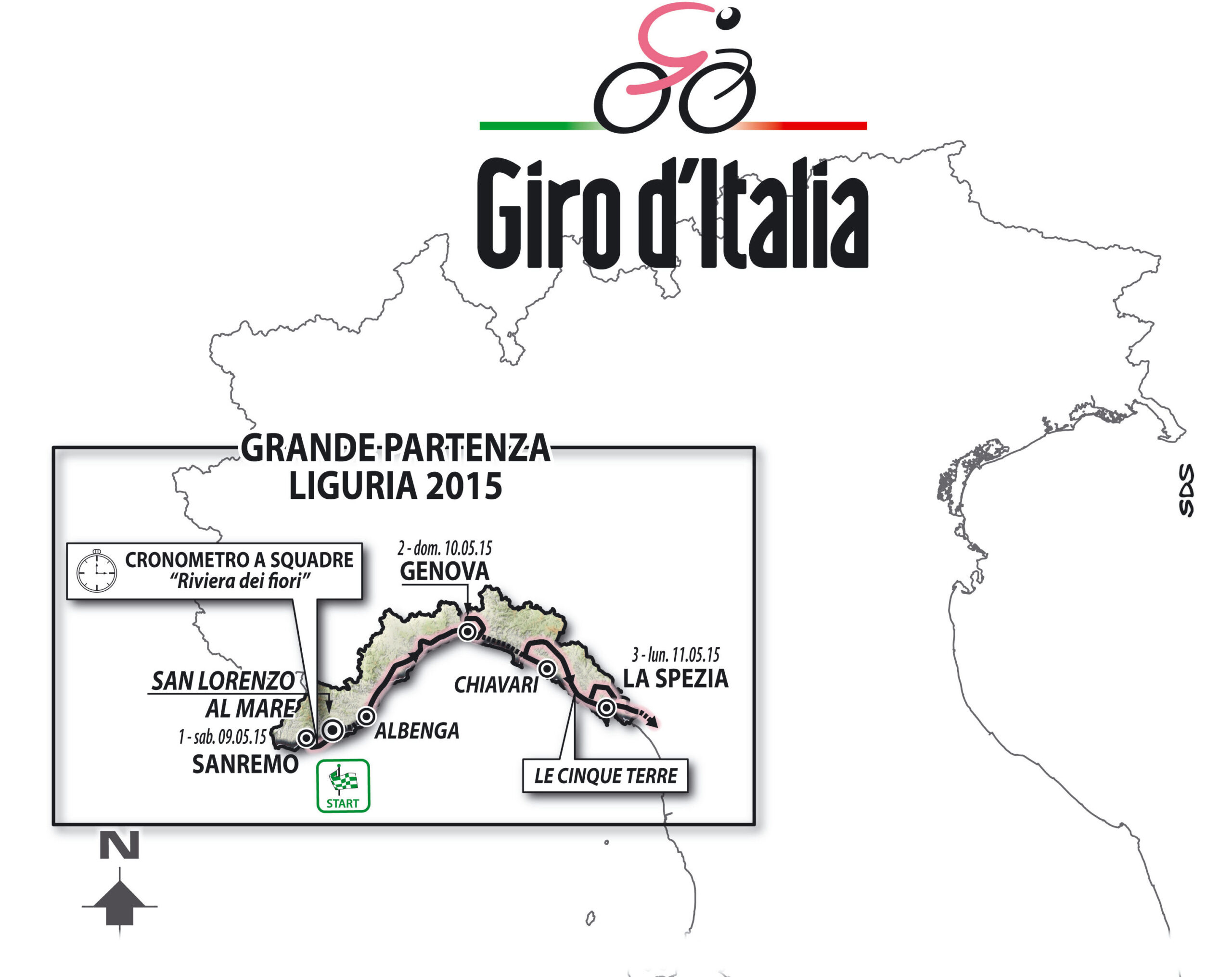 Giro d’Italia 2015 wystartuje z Ligurii