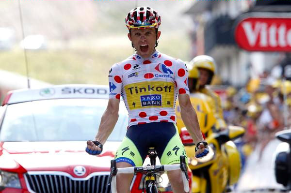 Tour de France 2014: etap 17: Rafał Majka na “polskim” Pla d’Adet