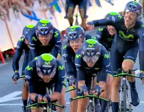Vuelta a Espana 2014: etap 1: zwycięstwo Movistaru