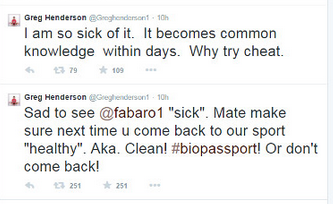 Twittowa wojna: Greg Henderson contra Fabio Aru