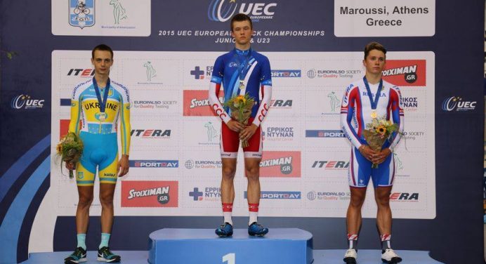 Torowe Mistrzostwa Europy 2015: Dawid Czubak mistrzem w omnium juniorów