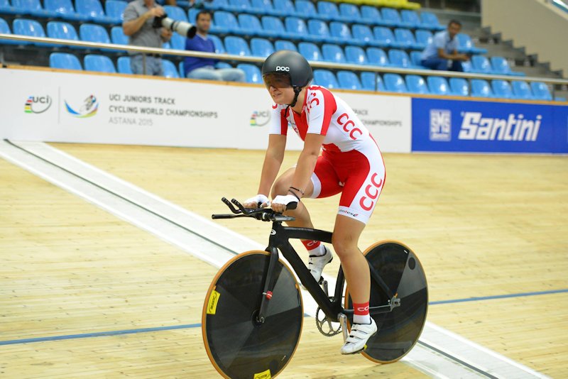 Torowe Mistrzostwa Świata Juniorów 2015: Justyna Kaczkowska złota w wyścigu indywidualnym na dochodzenie