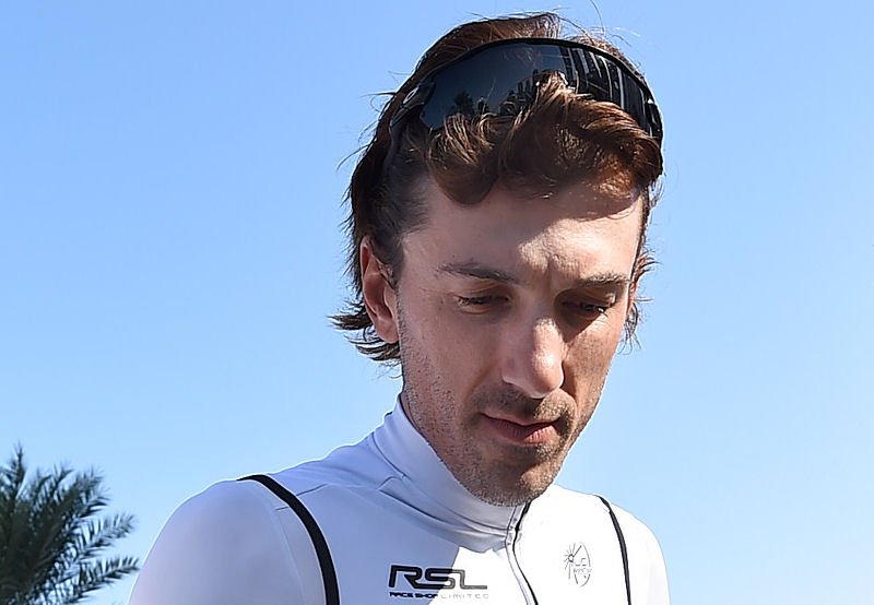 Fabian Cancellara cieszy się na Strade Bianche 2016