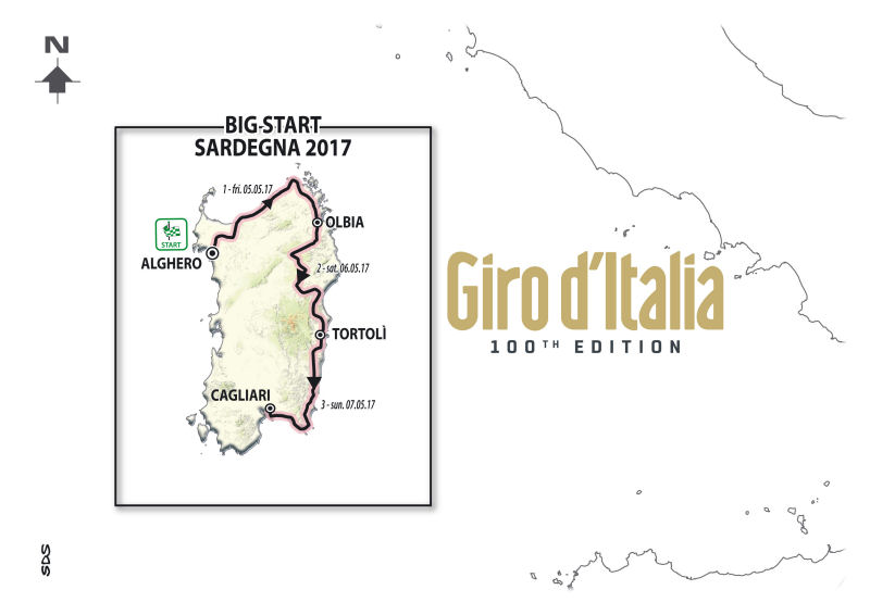 Sardynia przyjmie Giro d’Italia 2017