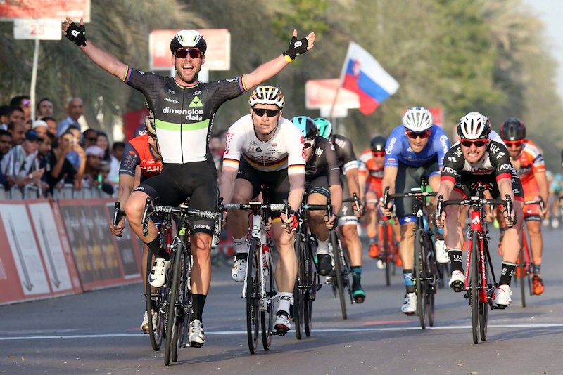 Mark Cavendish wygrywa etap Abu Dhabi Tour