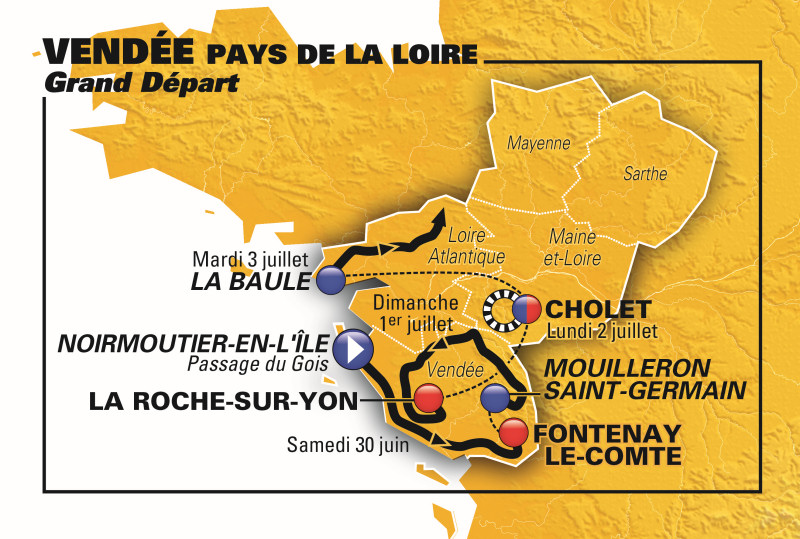 Tour de France 2018: powrót Passage du Gois i jazdy drużynowej