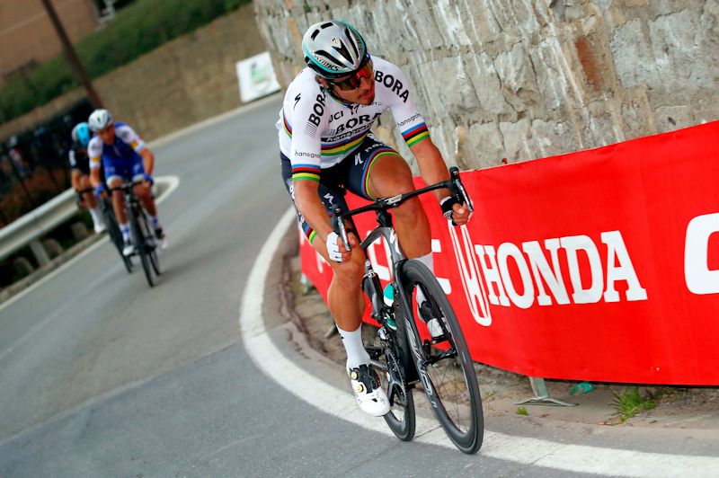 Akcja Petera Sagana na Poggio w Mediolan-San Remo 2017