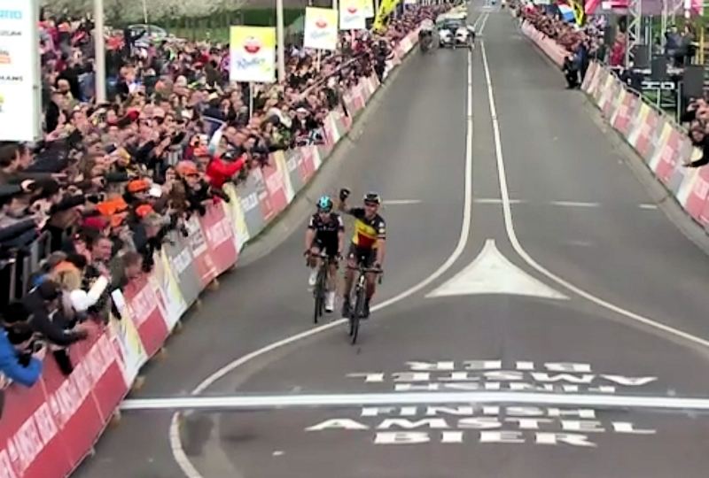 Amstel Gold Race 2017. Philippe Gilbert tuż przed Michałem Kwiatkowskim