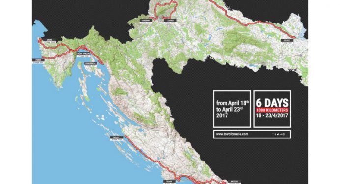 Trasa Tour of Croatia 2017