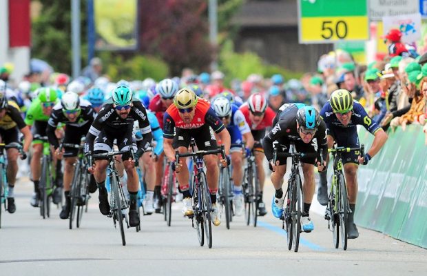 Finisz na 3. etapie Tour de Romandie 2017