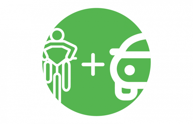logo akcji #SafeCycling