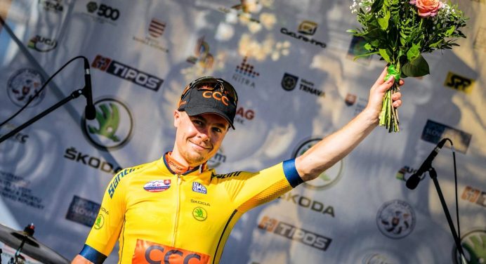 Tour de Slovaquie 2017: etap 3. Matej Mugerli po ucieczce, Tratnik wciąż na prowadzeniu