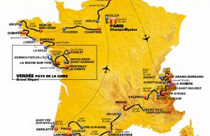 Mapa Tour de France 2018