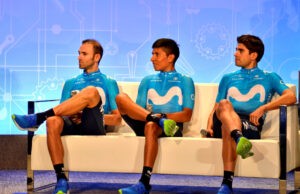 na kanapie od lewej: Valverde, Quintana, Landa