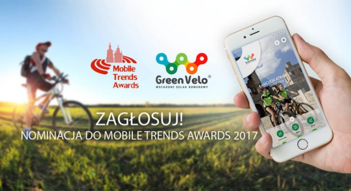 Aplikacja Szlak GreenVelo nominowana do Mobile Trends Awards