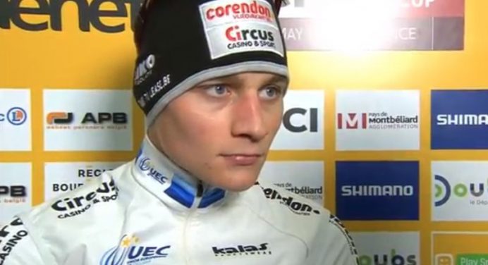 Mathieu van der Poel wystartuje w mistrzostwach Europy w kolarstwie szosowym