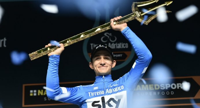 Tirreno-Adriatico 2018: etap 7. Triumf Michała Kwiatkowskiego, czasówka Dennisa