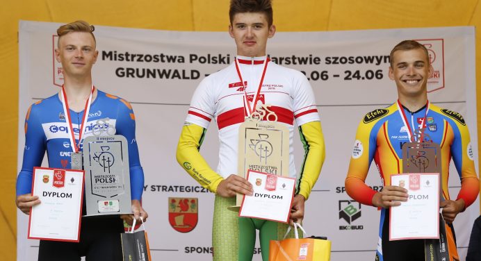 Mistrzostwa Polski 2018: Damian Papierski złotym juniorem w jeździe na czas