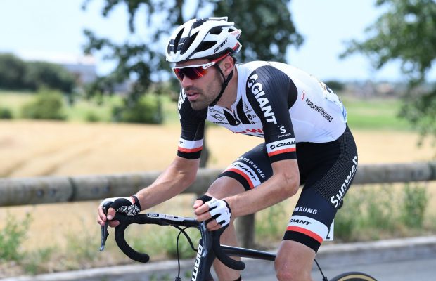 Tom Dumoulin na trasie Tour de France