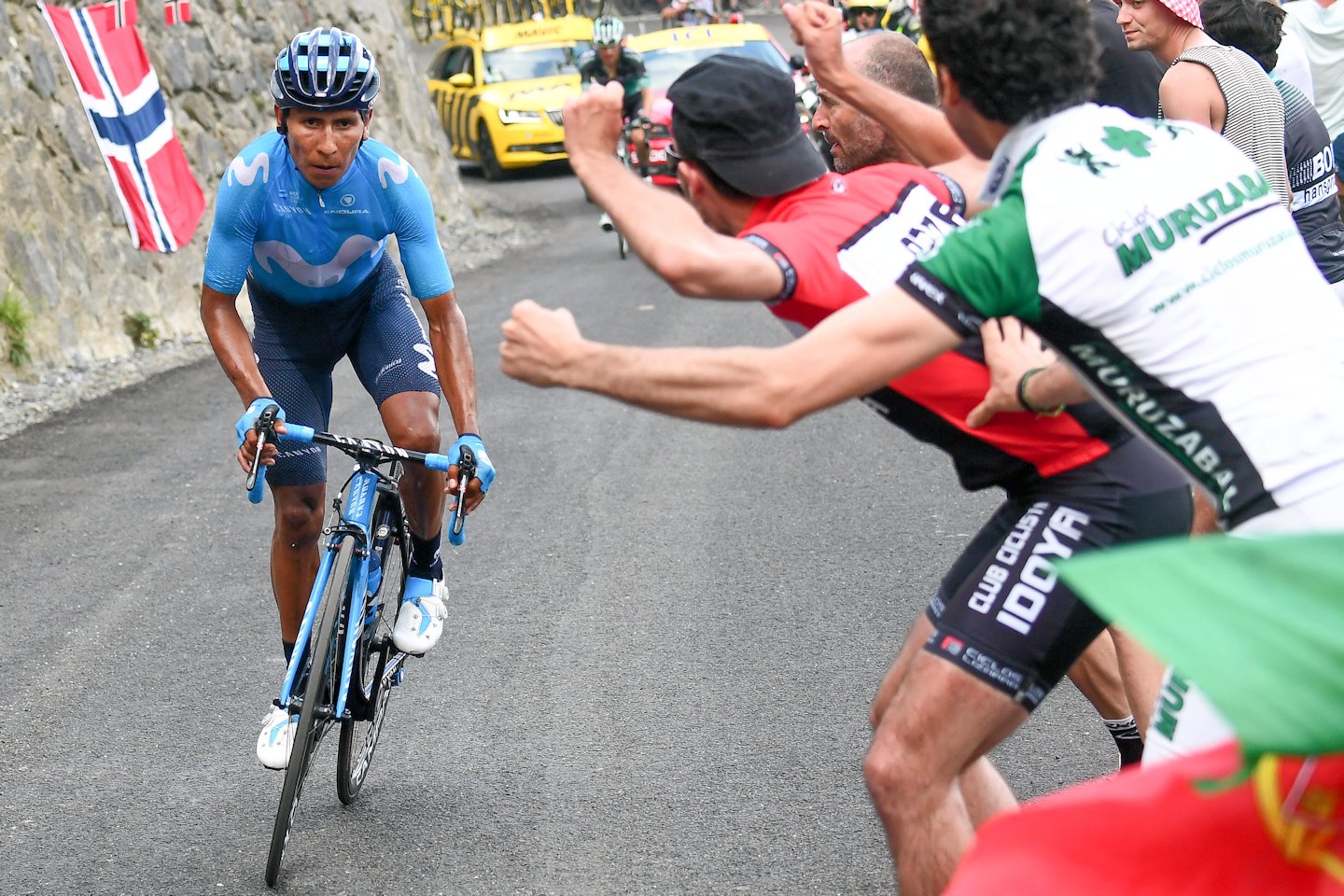 Nairo Quintana na trasie Tour de France