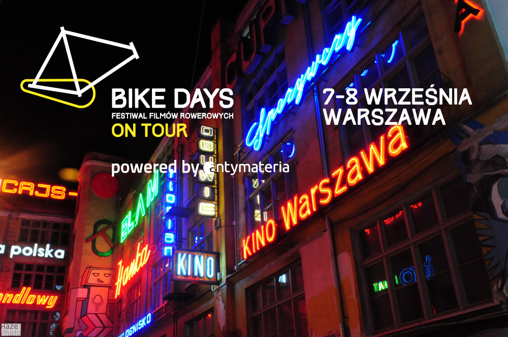BIKE DAYS Festiwal Filmów Rowerowych we wrześniu po raz pierwszy w Warszawie