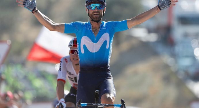 Vuelta a Espana 2018. etap 2. Alejandro Valverde najlepszy, Michał Kwiatkowski nowym liderem