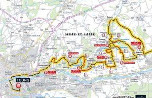 Przebieg ostatnich 50 km Paryż-Tours 2018