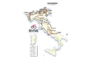 mapa Giro d'Italia 2019