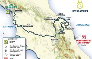 Trasa Tirreno-Adriatico 2019