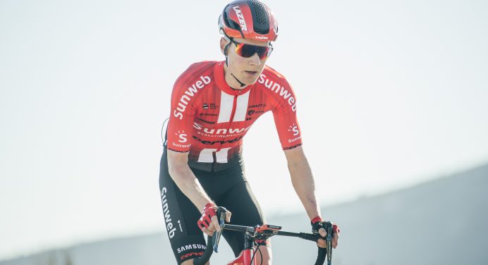 Vuelta a Espana 2019. Team Sunweb z Wilco Keldermanem