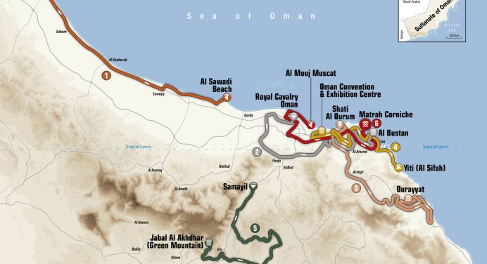Trasa Tour of Oman 2019