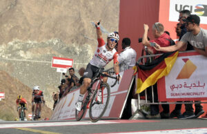 Caleb Ewan na kresce 4. etapu UAE Tour