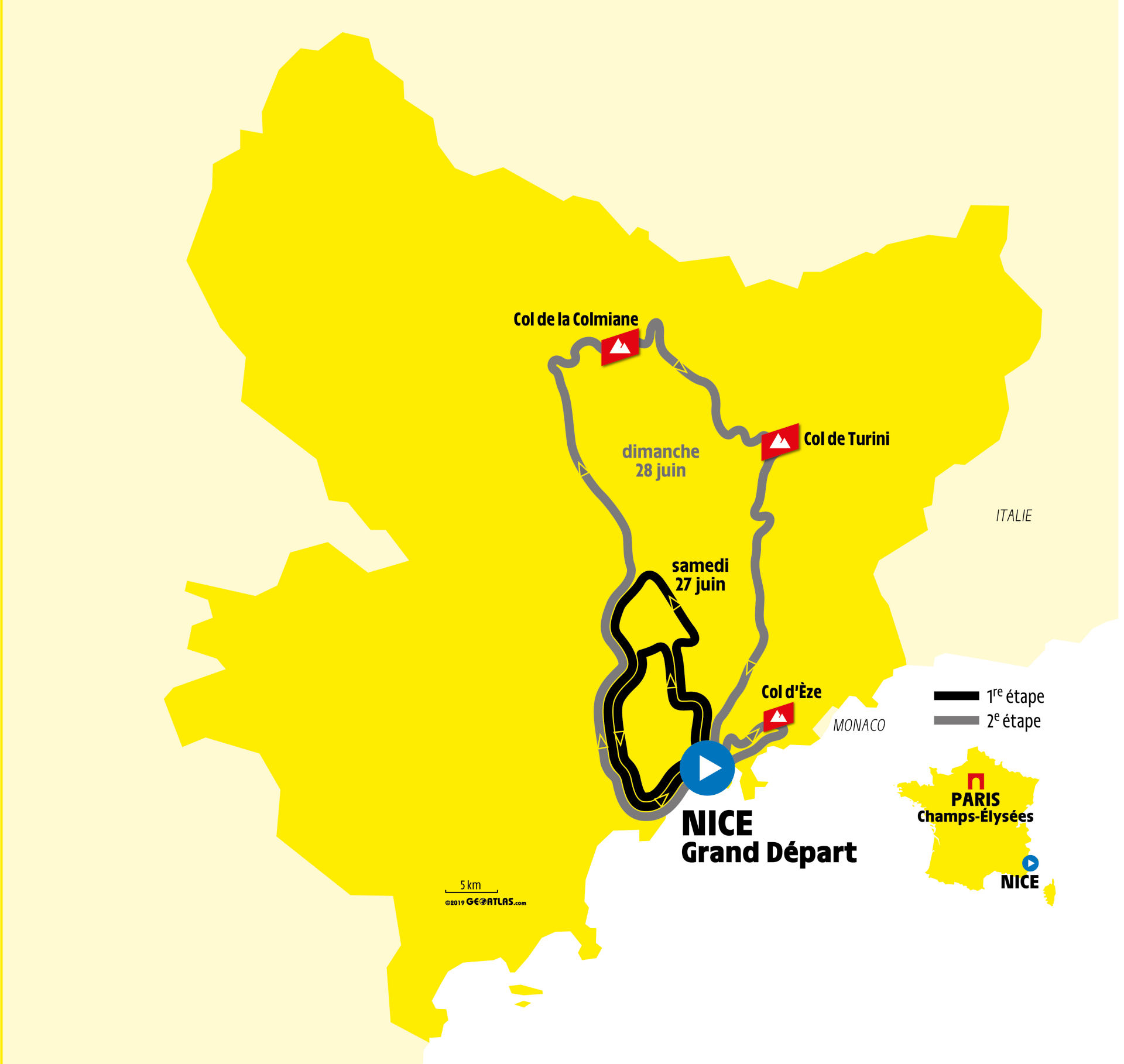 Tour de France 2020 rozpocznie się w Nicei