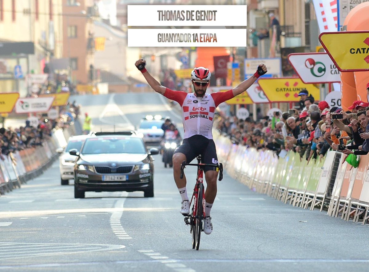 Volta a Catalunya 2019: etap 1. Thomas De Gendt w swoim stylu