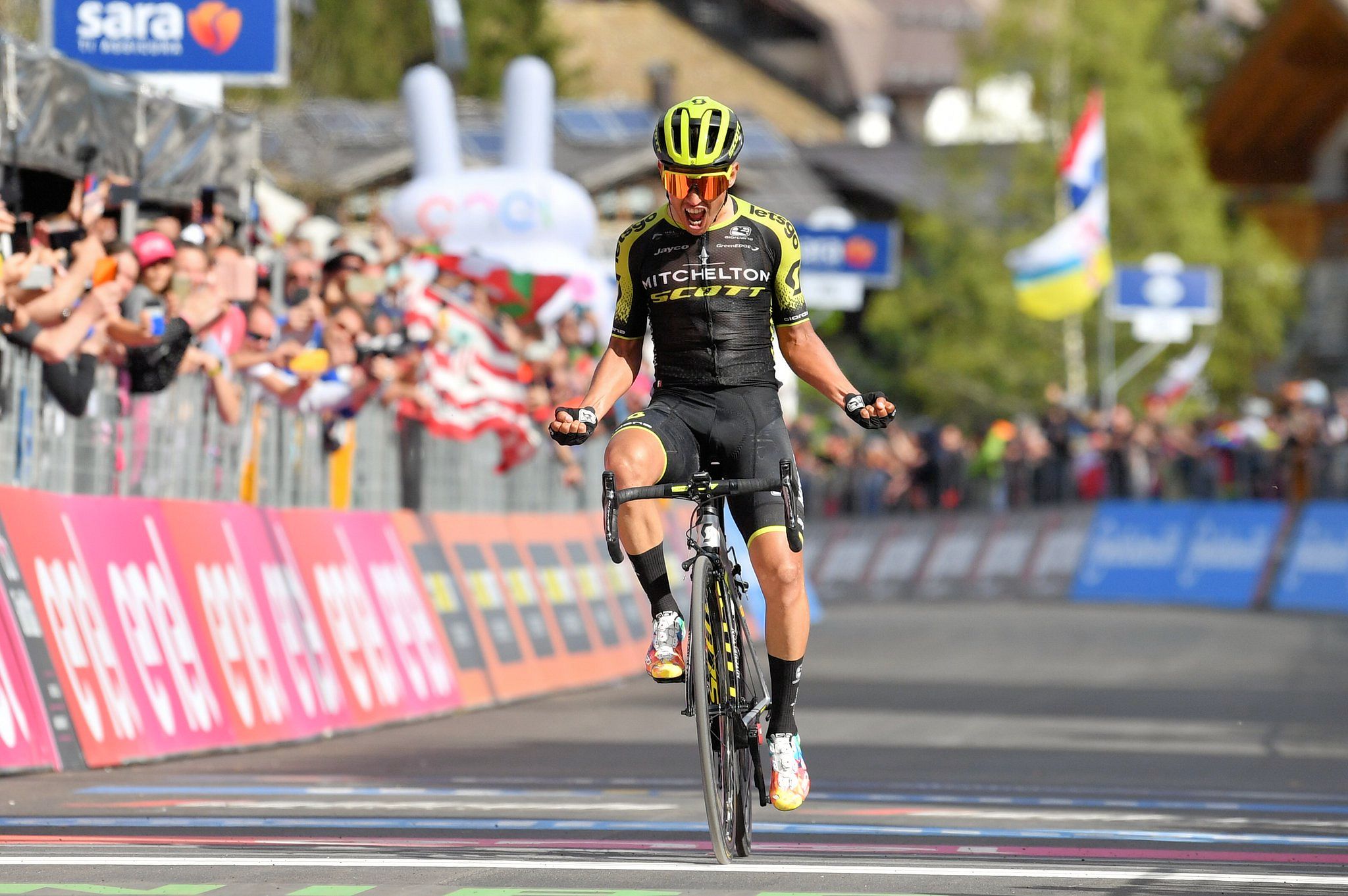 Giro d’Italia 2019: etap 19. Szczęście Estebana Chavesa