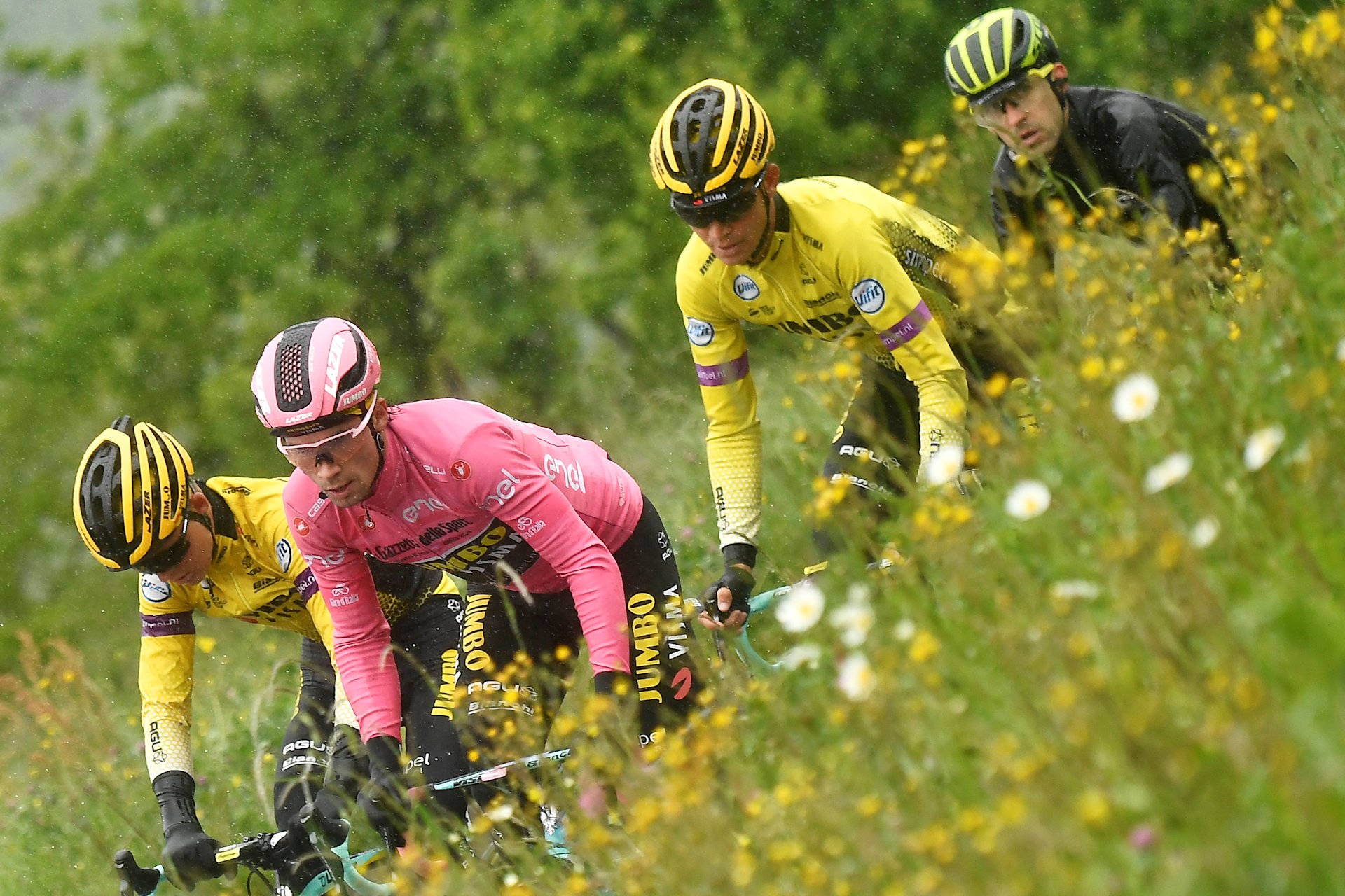 Primoz Roglic w różu Giro d'Italia