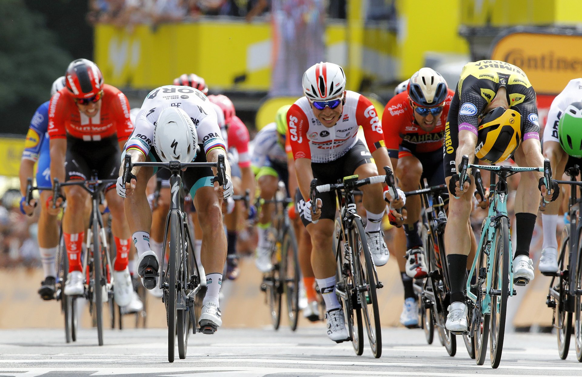Tour de France 2019: etap 1. Mike Teunissen przed Peterem Saganem