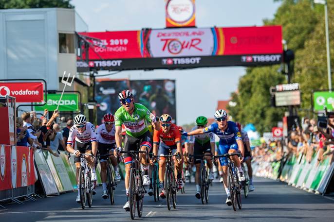 Deutschland Tour 2019: etap 2. Alexander Kristoff najszybszy z peletonu