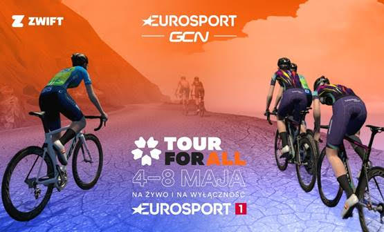 Zwift Tour for All na antenie Eurosportu