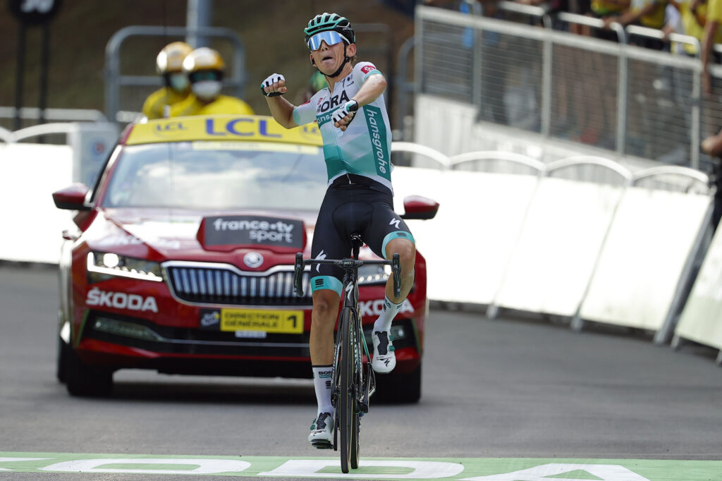 Lannard Kamna (Bora-hansgrohe) wygrywa etap Tour de France