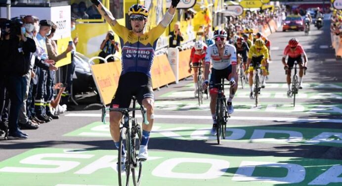 Tour de France 2020: etap 4. Primoz Roglic z grupy faworytów