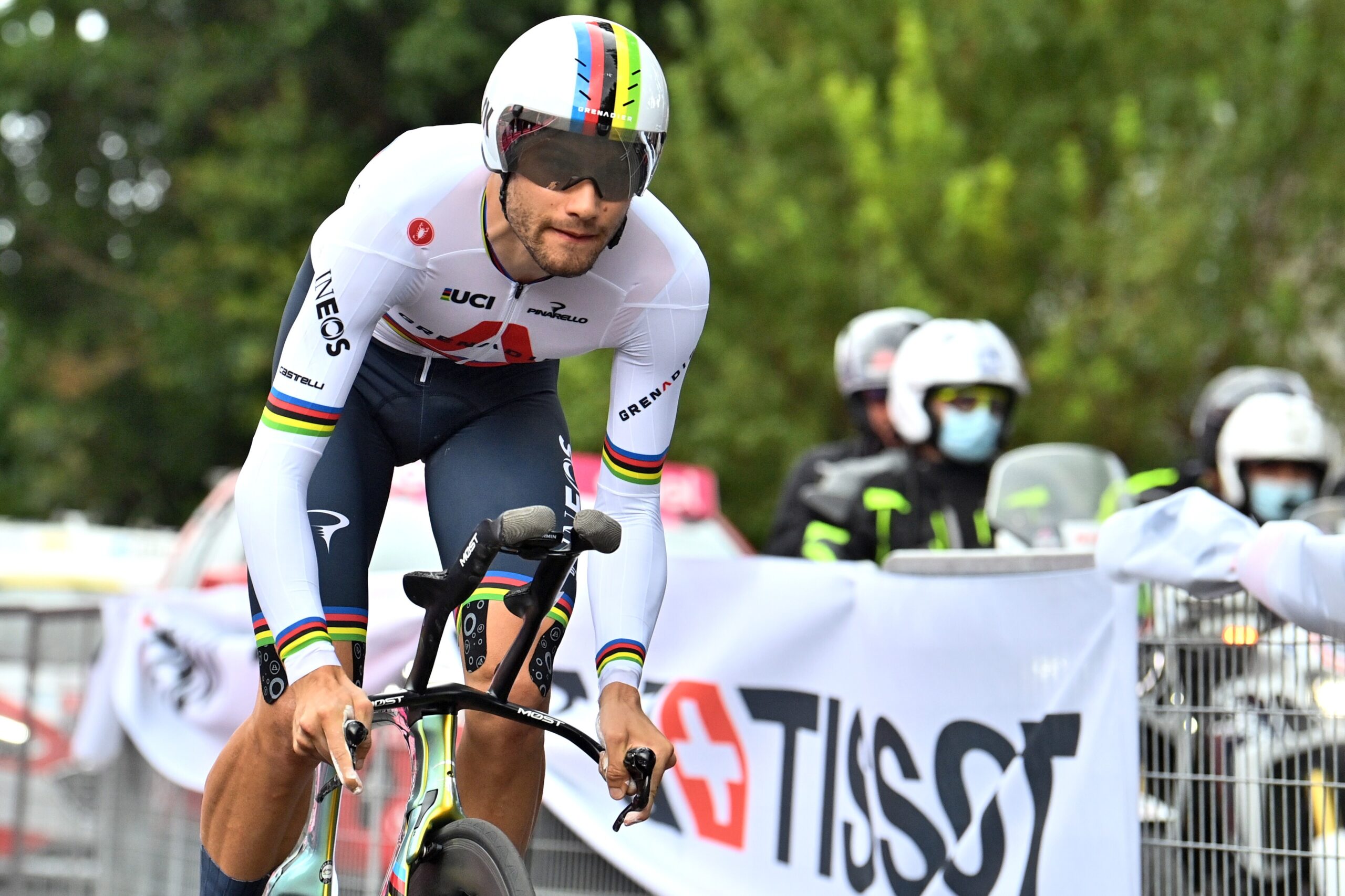 Giro d’Italia 2020: etap 14. Filippo Ganna znów górą, Almeida umacnia prowadzenie
