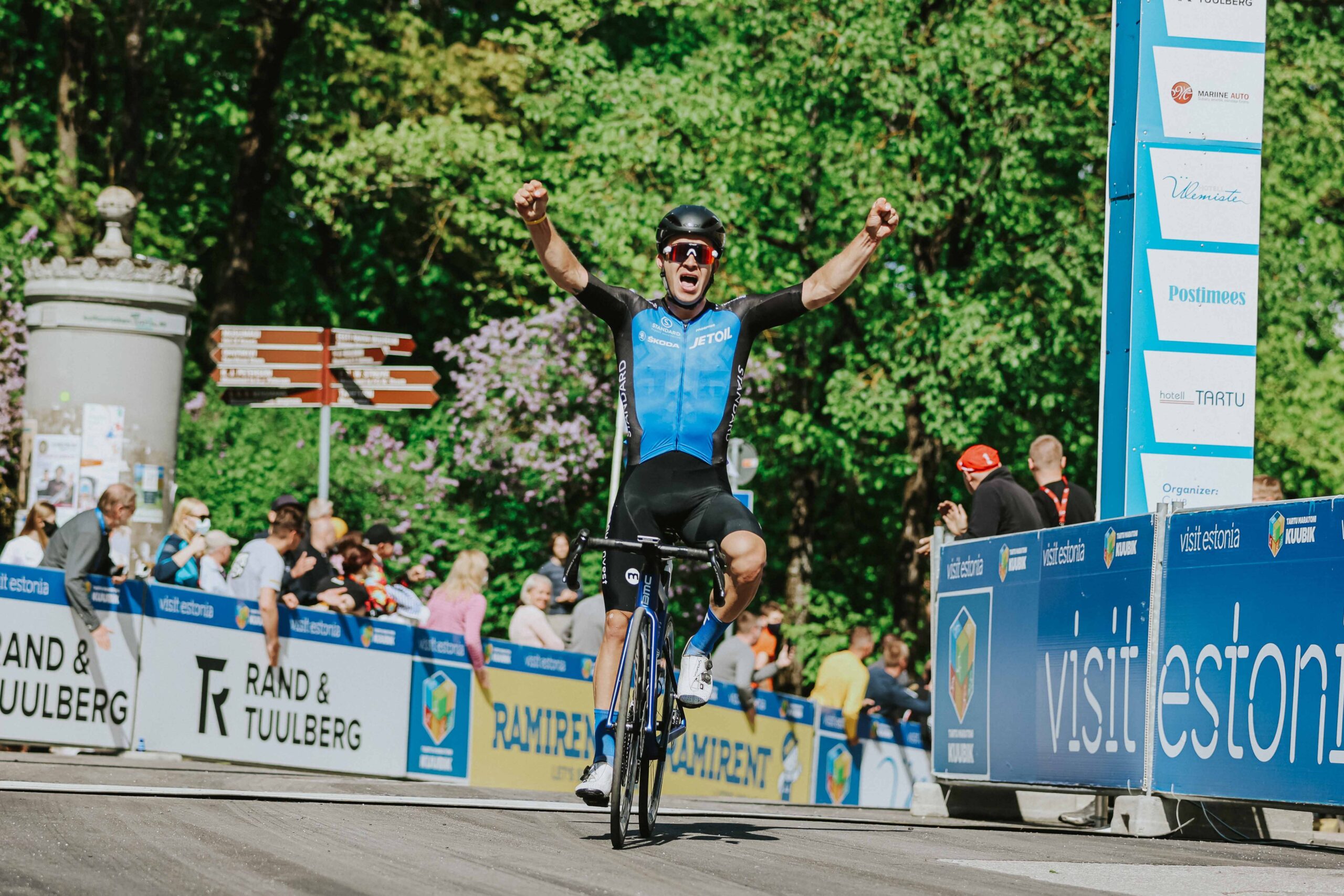 Tour of Estonia 2021: etap 1. Karl Lauk przed Marcelem Bogusławskim