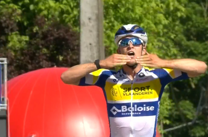 Baloise Belgium Tour 2021: etap 1. Robbe Ghys nauczył pokory Remco Evenepoela