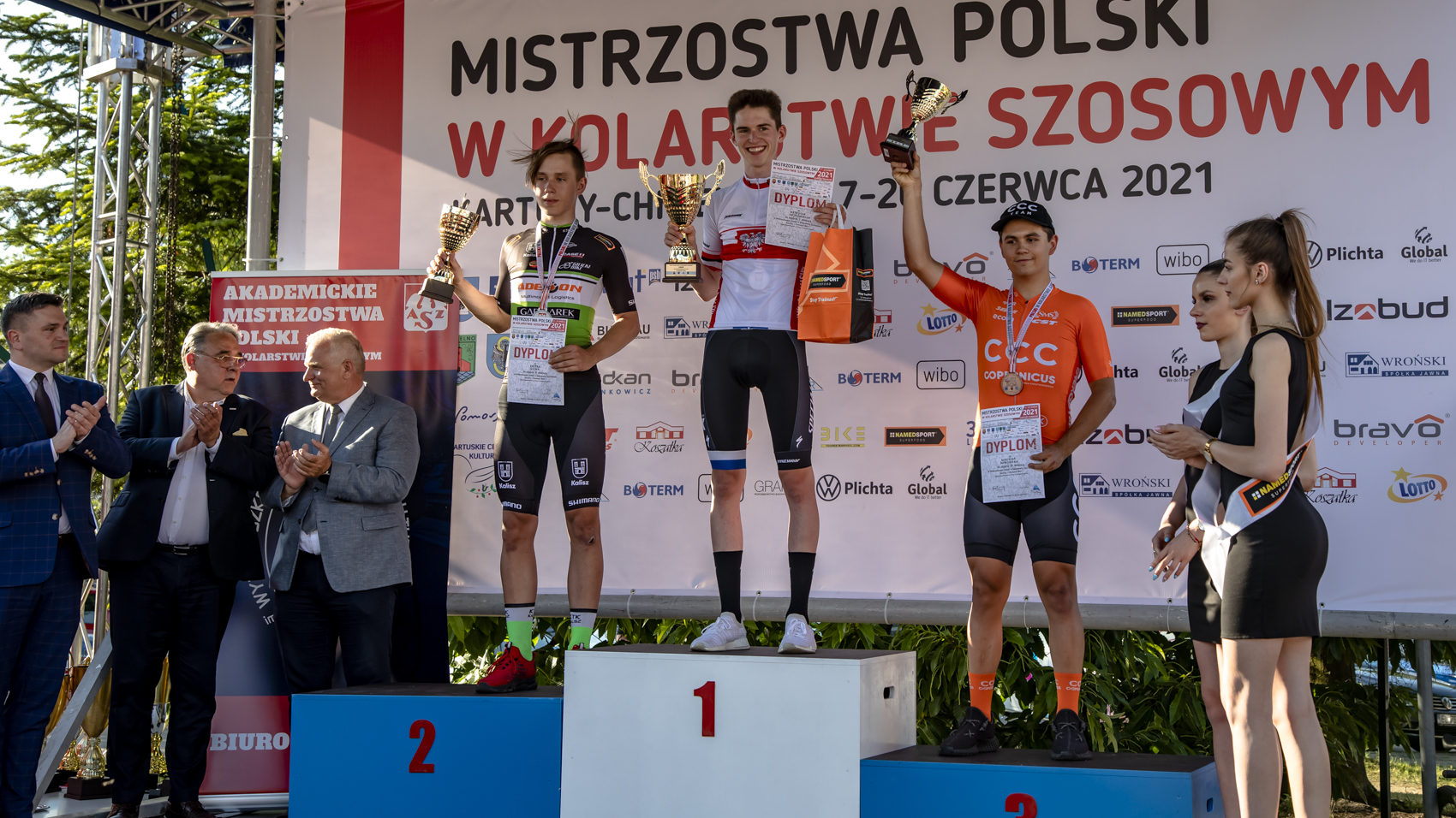 Mistrzostwa Polski 2021. Mateusz Gajdulewicz złotym juniorem w jeździe na czas