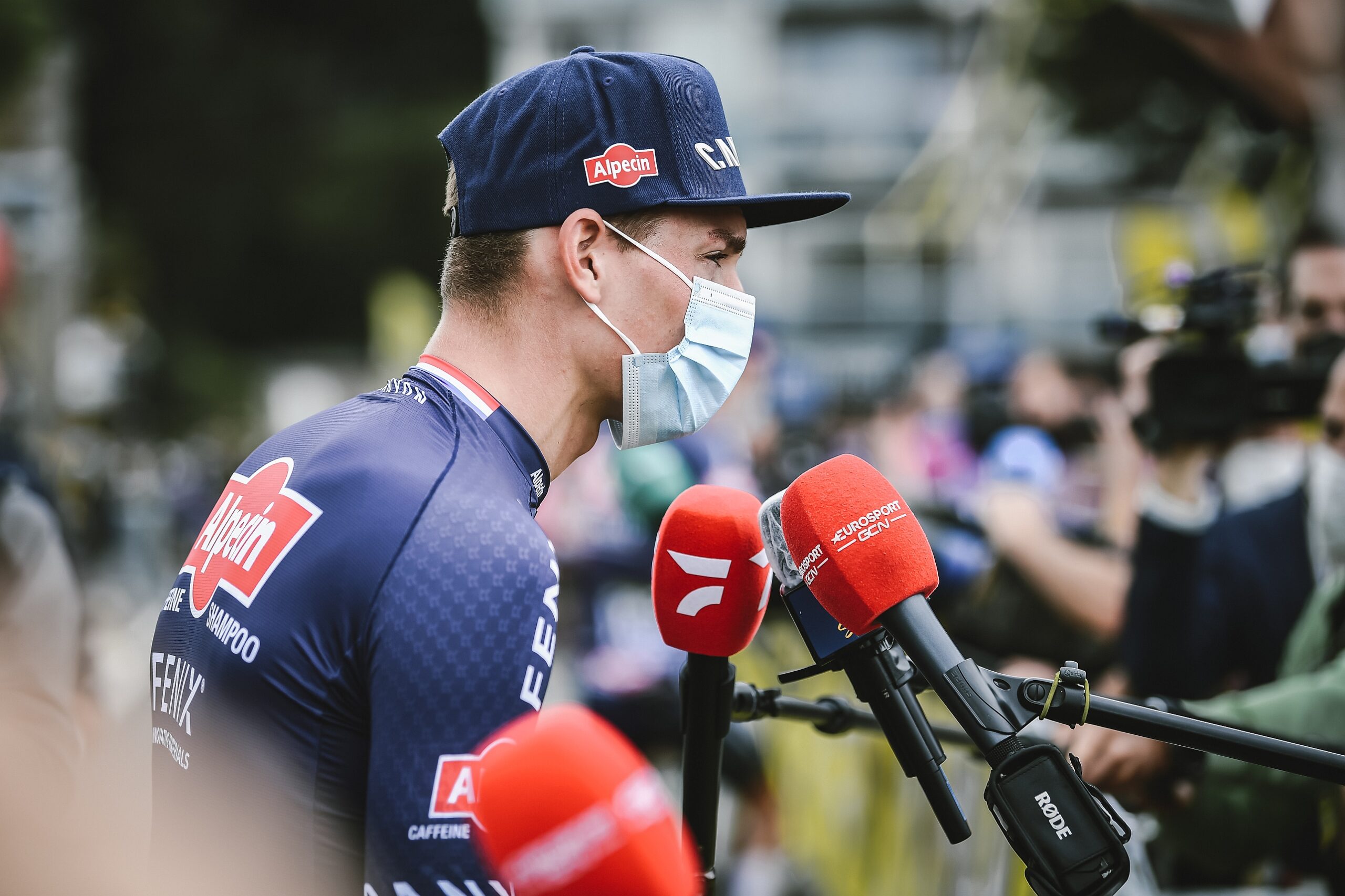 Tour de France 2021. Mathieu van der Poel z dedykacją dla dziadka